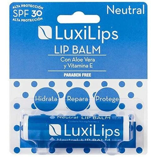 Lippenbalsam LuxiLips Neutral LSF 30 Aloe Vera